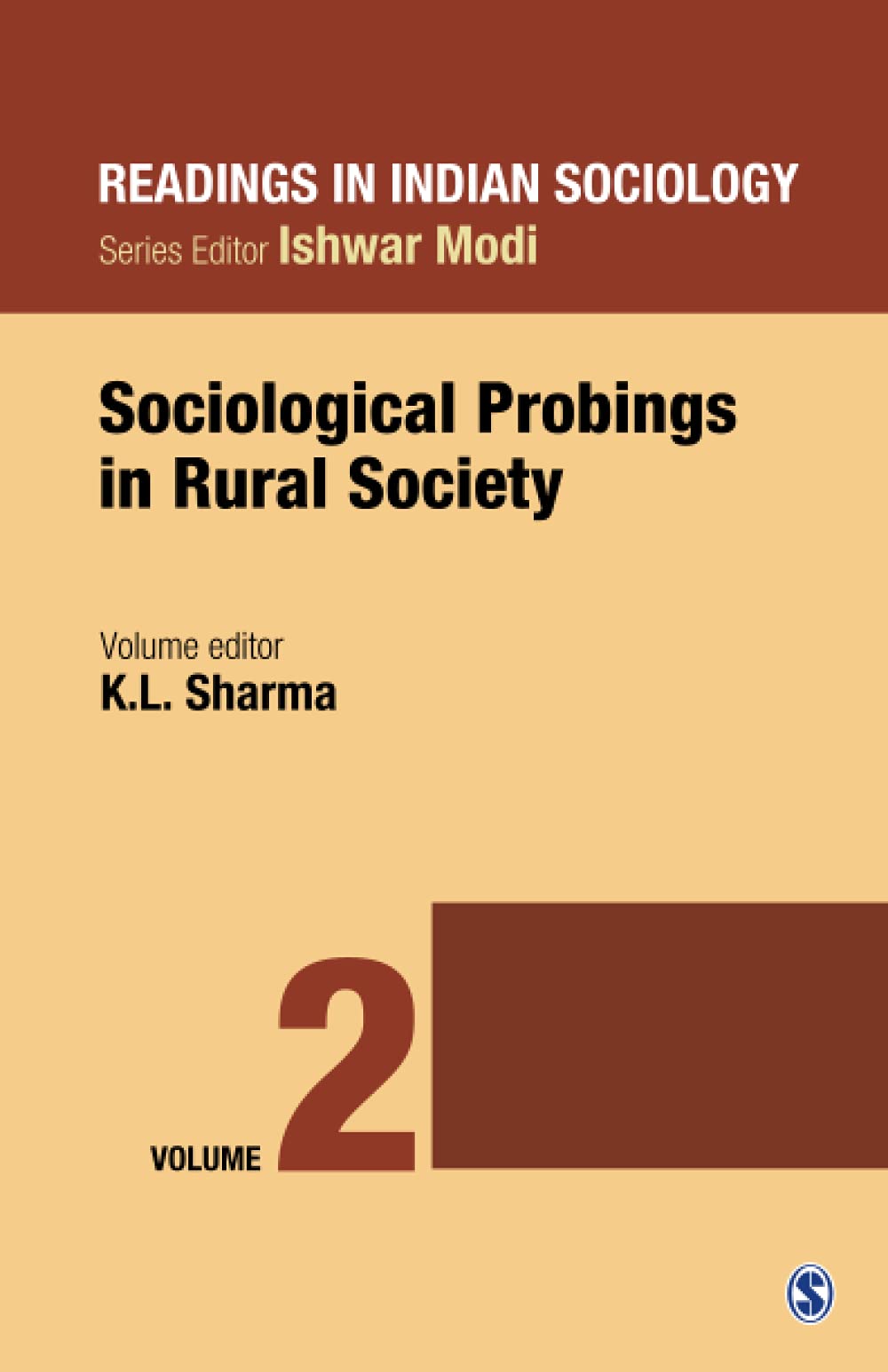 Buy Readings in Indian Sociology: Sociological Probings in Rural Society - Vol.2 (Reading in Indian Sociology) โ BookShops.in
