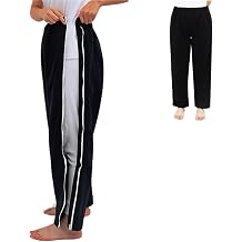 Unisex Side Zipper Pants,Breakaway Post Surgery Recovery Zipper Pants,Suit for Fracture/Bedridden Patients/Elderly