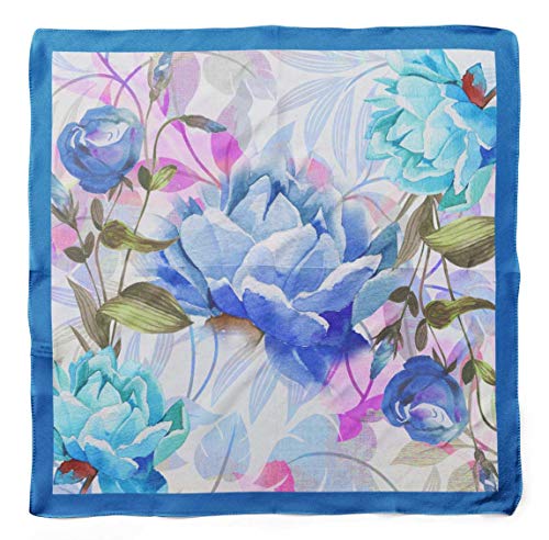 Bimba Womens Square Head Bandanas Summer Neck Wrap Scarf4