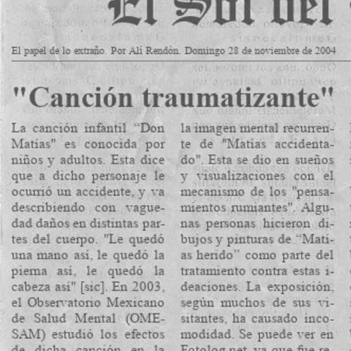 T5E01 - Canci&oacute;n traumatizante