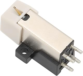 Stylus for Turntable Record Player, Bewinner Magnetic Cartridge Stylus with LP Vinyl Needle for Turntable Record Player Turntable Replacement Record Player Needles Stylus Needles