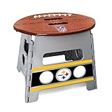 FANMATS 24448 Pittsburgh Steelers Folding Step Stool - 13in. Rise