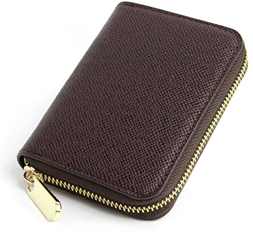 Riorune コインケース メンズ ブラウン