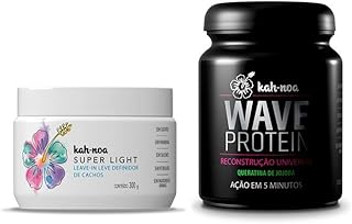 Kah-Noa - Kit Especial Leave-in Super Light + Máscara de Reconstrução Wave Protein