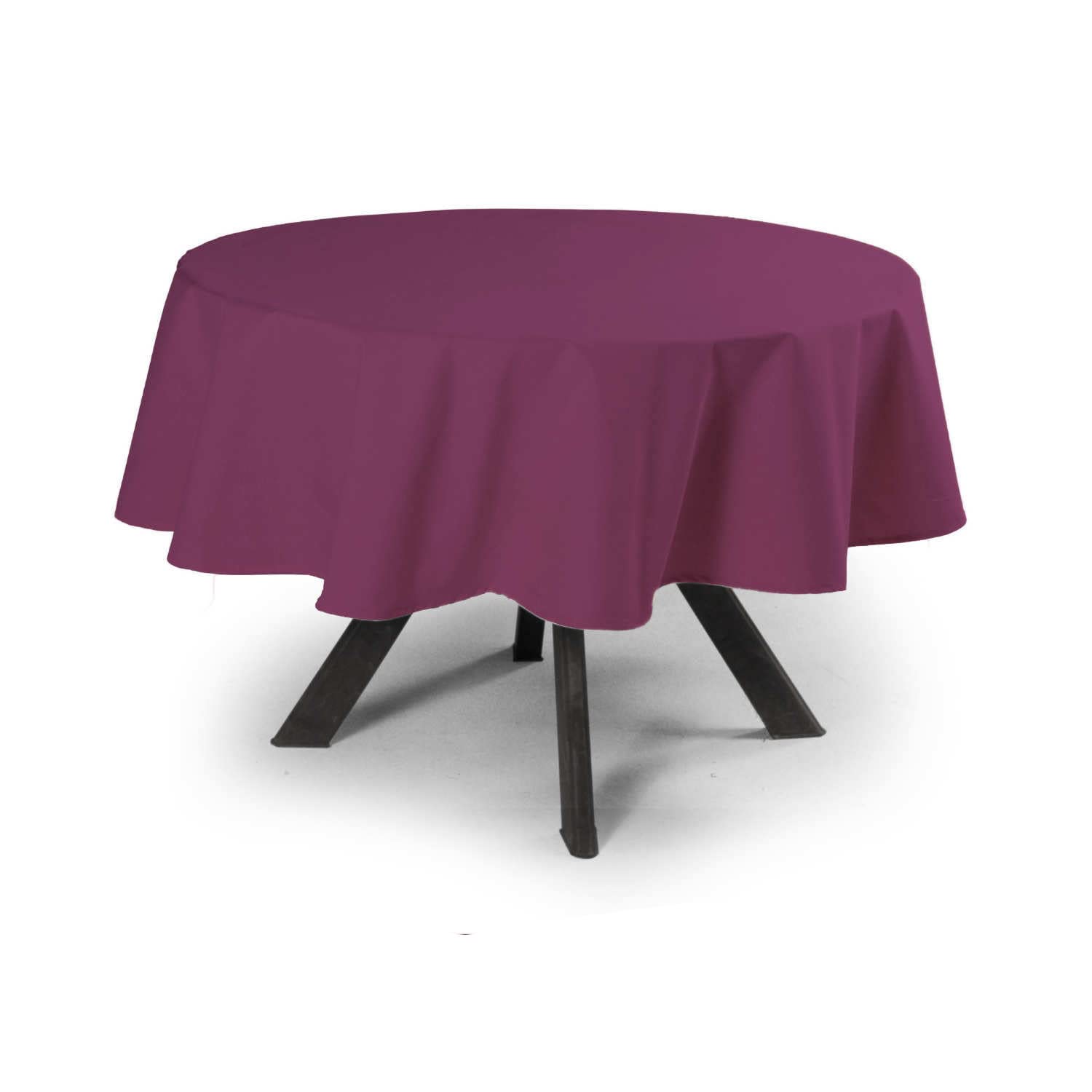 Nappe Ronde Enduite Anti-taches Levante 102 - Diamètre 100 Cm