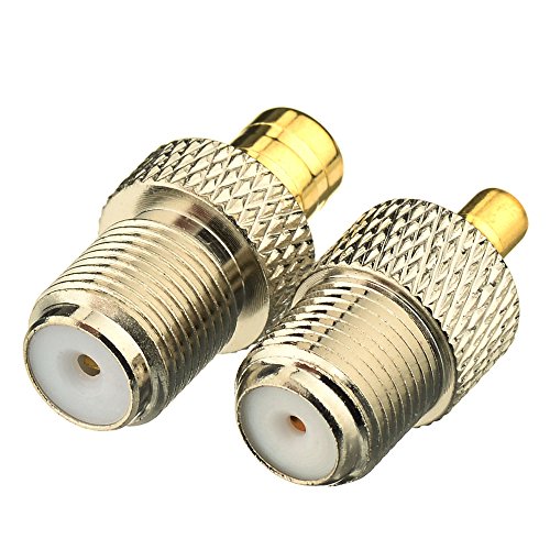 Adaptador Eightwood SMB a F RG6 Coax Antena 2 piezas miniatura 2