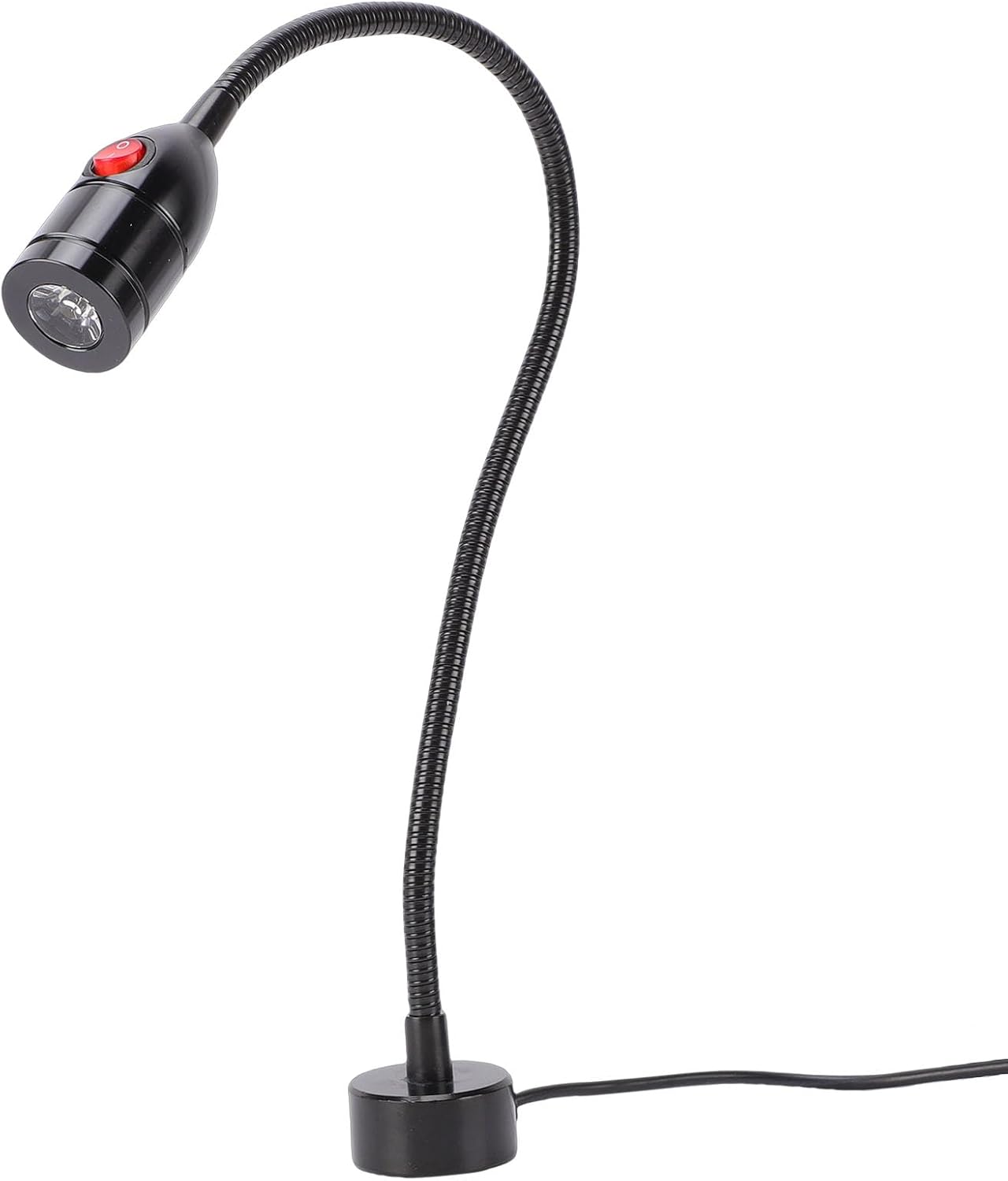 1000 3W LED Magnetic Work Light, Flexible Gooseneck Machine Light, Portable Shop Tool Lamp with Magnetic Base, Ideal for Lathe, Sewing Machine, Drill Press & Work Bench (Aluminum alloy +