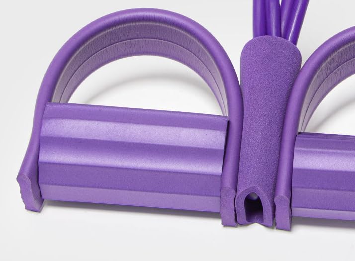 Tension Rope, Pedal Ankle Puller, Exercise Equipment (Purple)