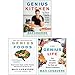Price comparison product image Max Lugavere 3 Books Collection Set (Genius Kitchen, Genius Foods, The Genius Life)