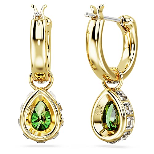 Swarovski Chroma Stud Earring Collection, Rhodium and Gold Tone Finishes, Multi-Color Crystals4