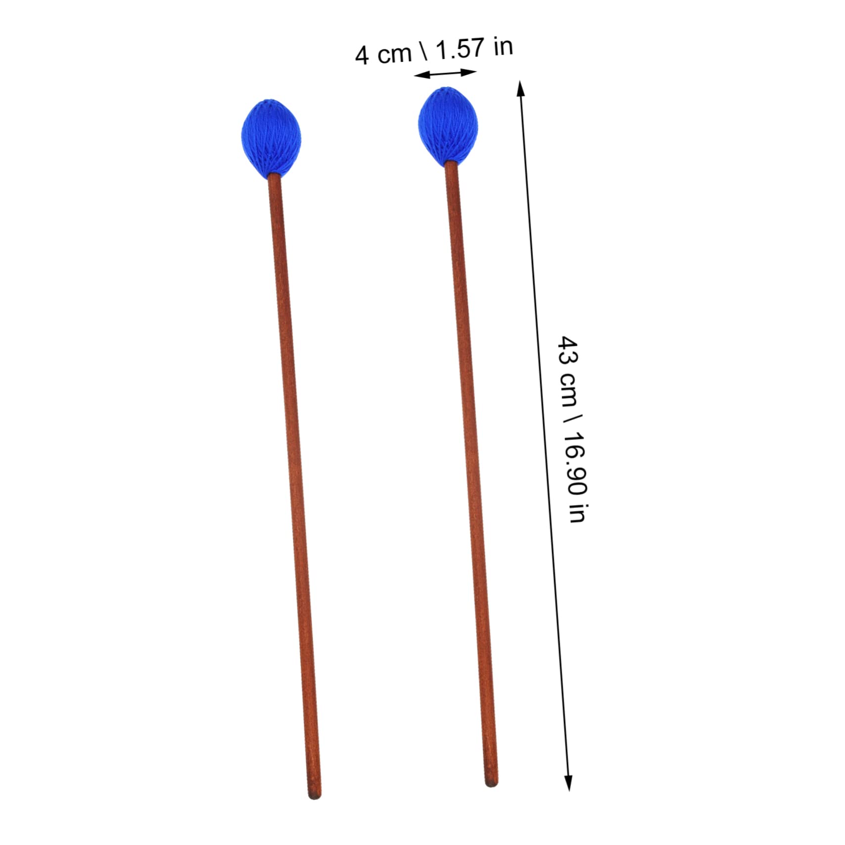 ifundom 6stücke Marimba Mallets Für Zungentrommeln Mittelhart Mit Ahornstiel Für Percussion-übungen Und Aufführungen Langlebig Und Praktisch Farbe Zufällig