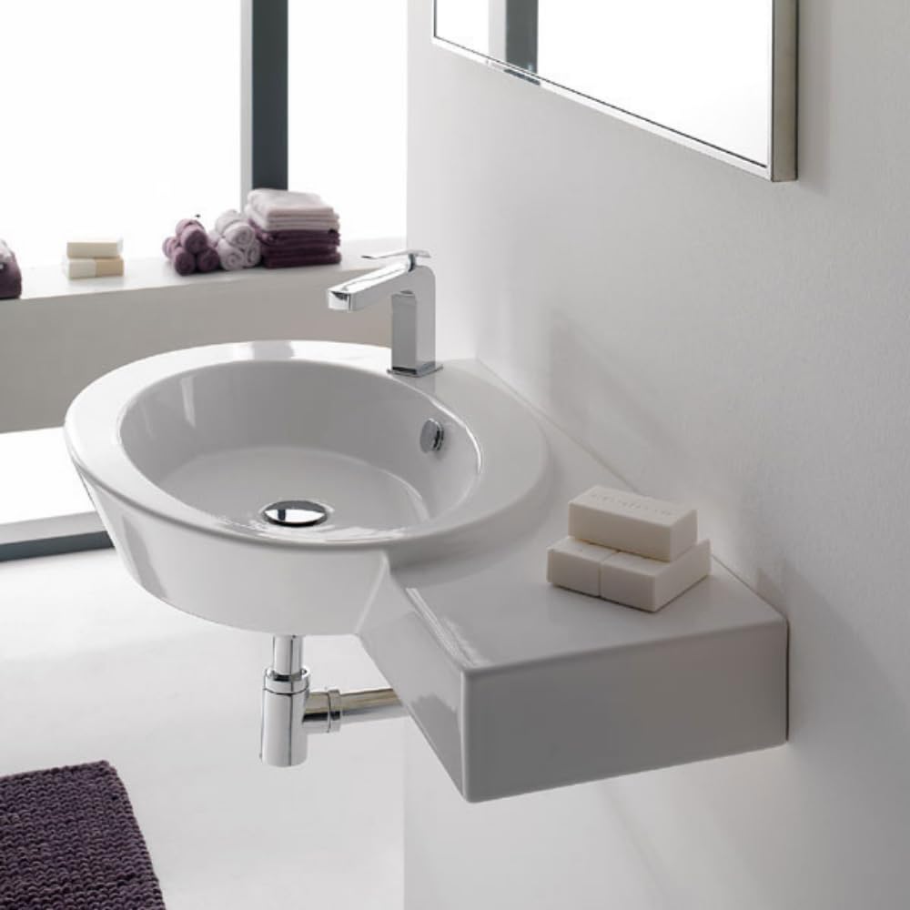Schläfer 3439702 - Sifón universal para lavabo y lavabo, longitud y altura regulable, cierre de olor con apertura de limpieza, sifón de tubo de 1 1/4 pulgadas roscado
