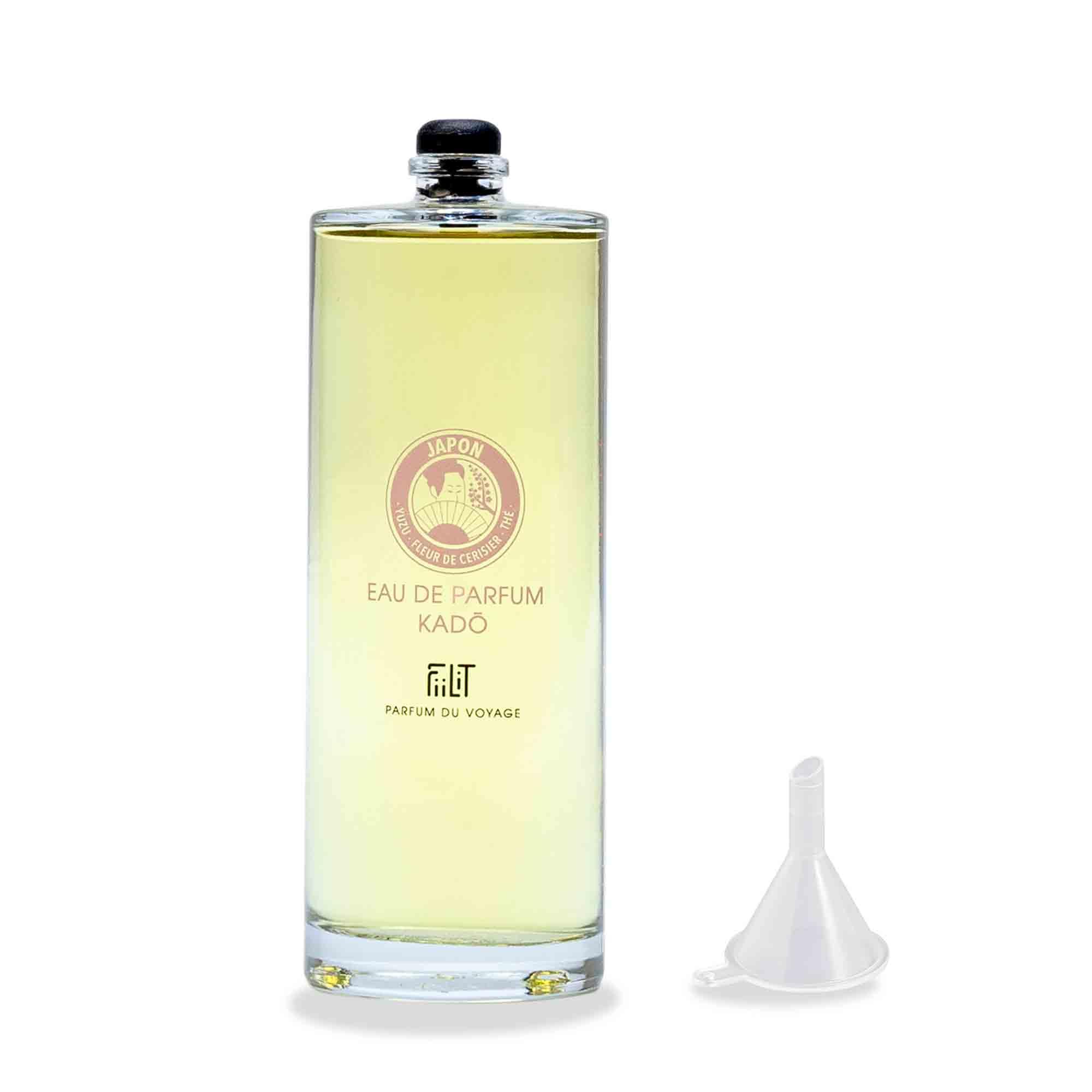 Kadżon Natural Water Perfumy Japonia 100 ml RECHARGE - FiiLiT perfumy podróżne - dla kobiet i mężczyzn - Yuzu kwiat wiśni Jaśmin Kwiatowy