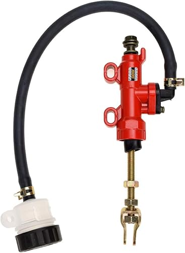 Vista 2 de HIAORS Depósito de cilindro maestro de freno trasero compatible con Coleman KT196 CK100 98cc 196cc 212cc 2.8HP 6.5HP Yerf Dog GX150 150cc Go Kart