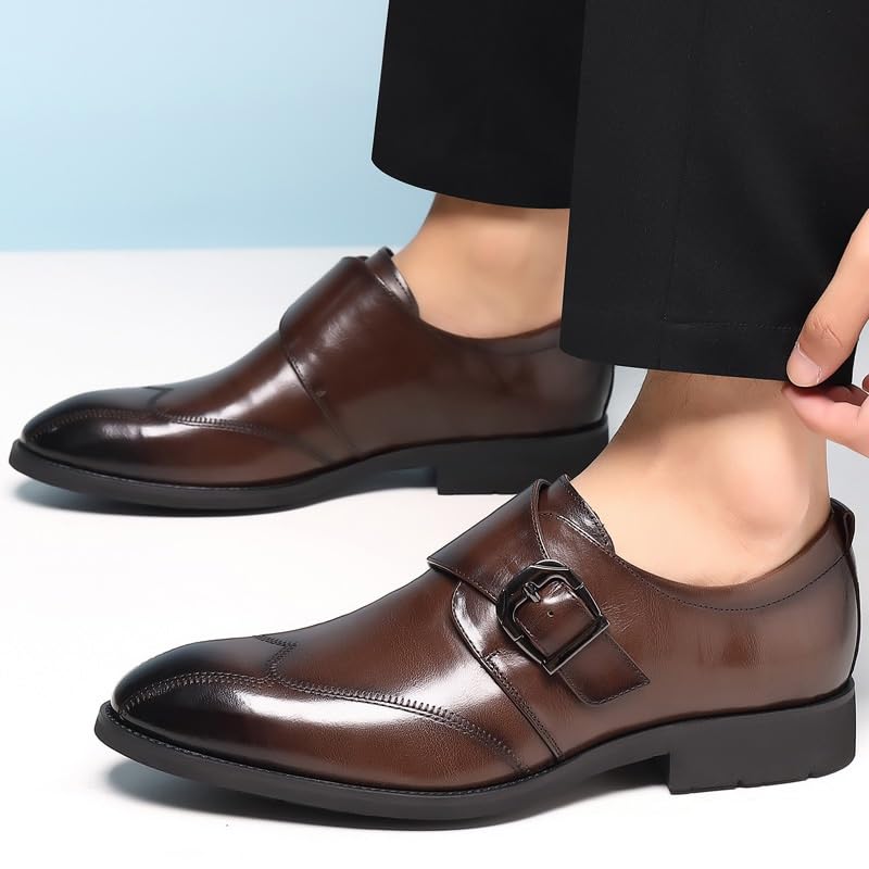 Dress Formal Shoes for Men Slip On Men Business Dress Shoes Hasp Formal Leather Shoes for Men Oxfords Footwear Male Oxfords Men Leather Shoes Loafers2