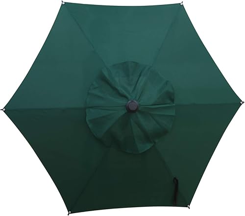 Miniatura 9 de Abba Patio Sombrilla de patio al aire libre con botón de inclinación y manivela para jardín, césped, cubierta, patio trasero y piscina