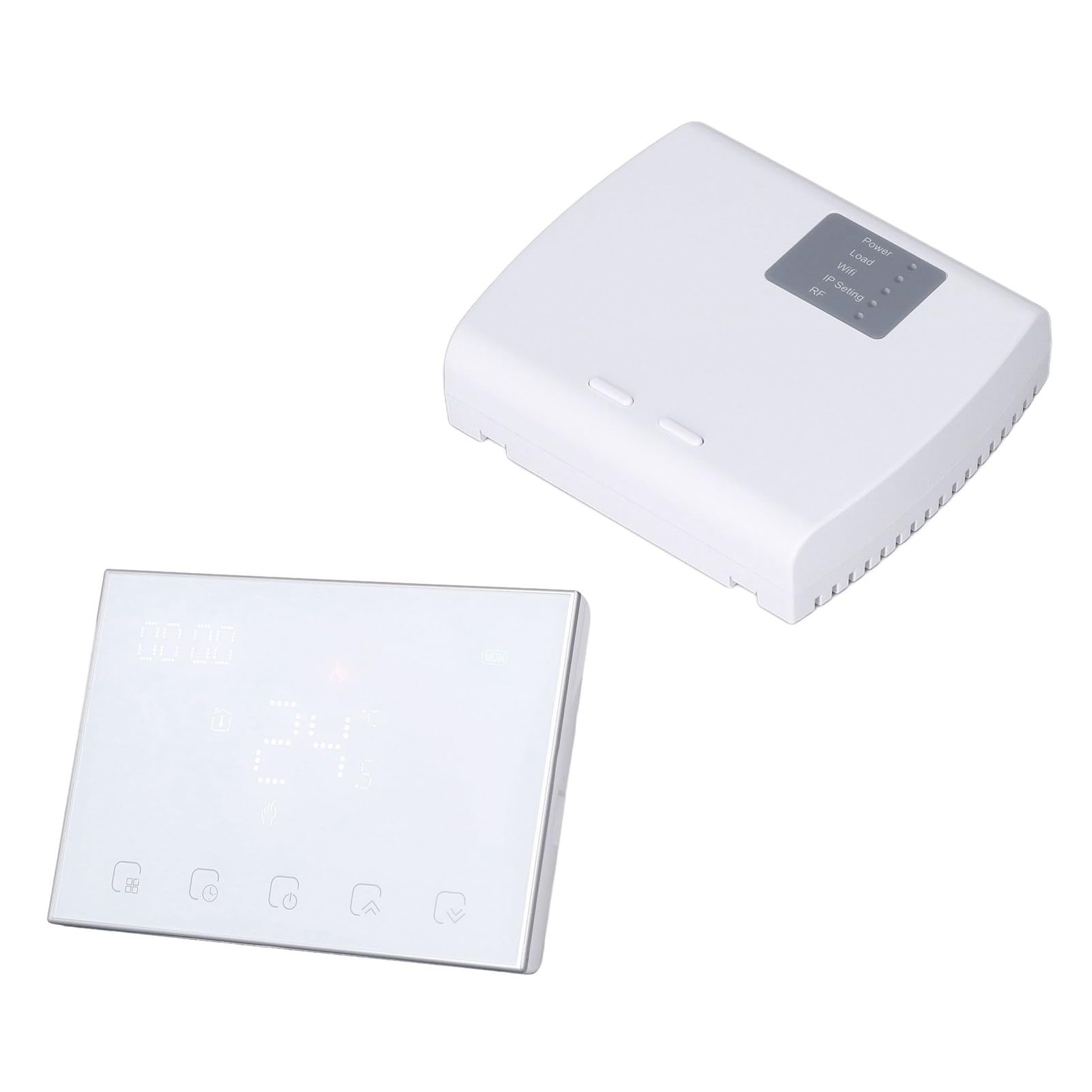 Termostat do podgrzewania wody Ekran dotykowy Sterowanie głosowe WIFI Bezprzewodowy termostat Programowanie czasowe USB 95‑230 V dla inteligentnych domów Centra handlowe Obiekty
