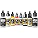 Produktbild Airbrush Farben 6 x 17 ml + 2 x Hilfsmittel Vallejo Model Air Basis Farben-Set Airbrushfarben