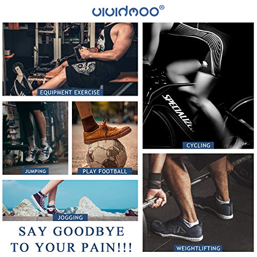 Image of Vividmoo Cycling Socks Running Performance Low Cut Athletic Sock for Women /Men, 5 Pairs No Show Socks