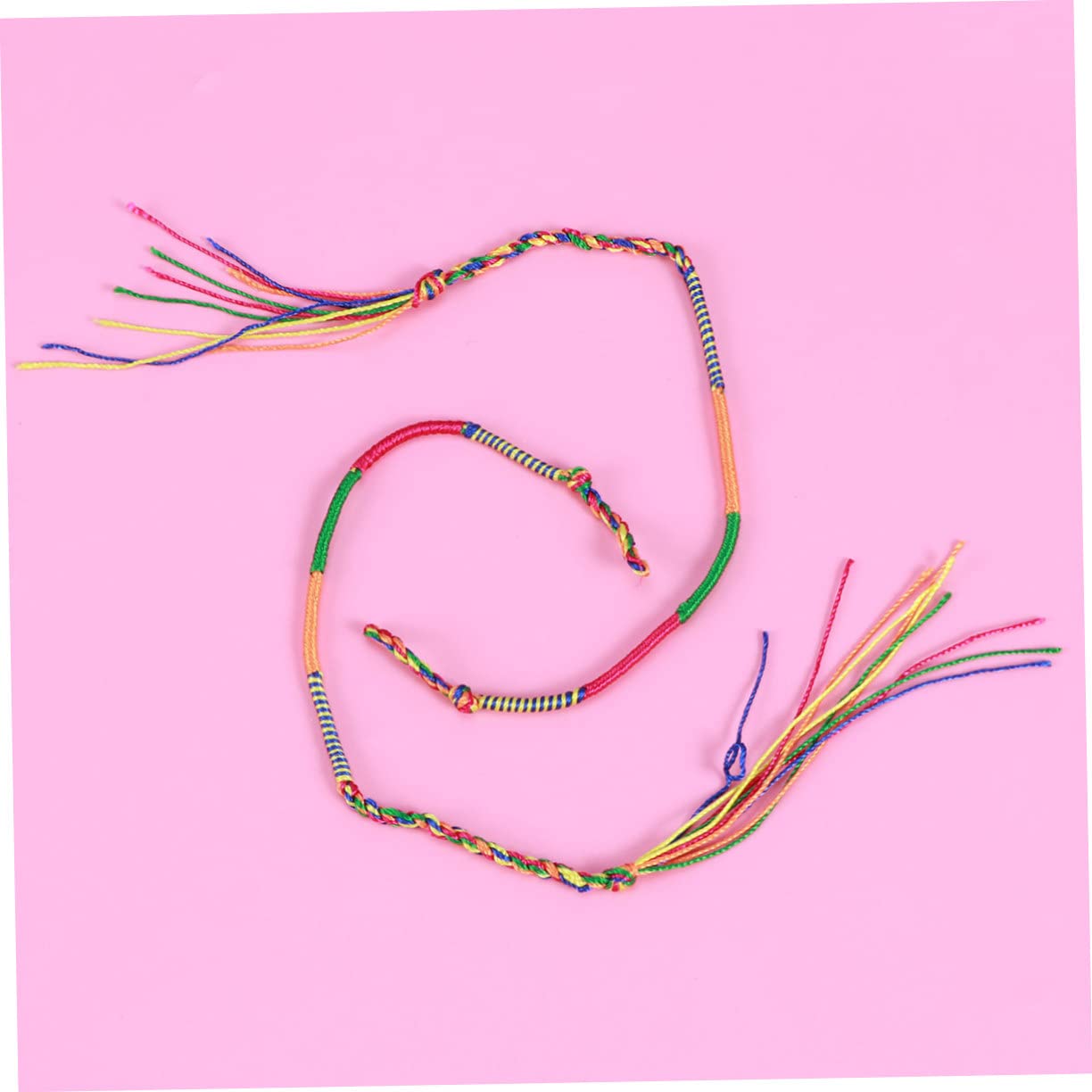 300piezas Pulseras De Hilo Trenzadas Coloridas Para Muñeca o Tobillo Pulseras De Amistad Artesanales y Surtidos Para y Especiales