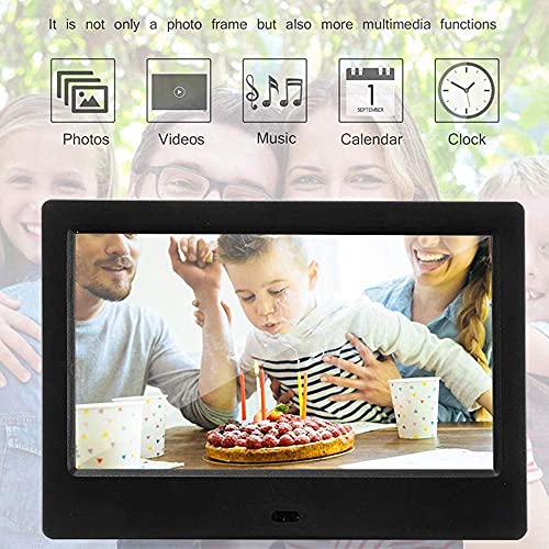 10,1-Calowa Cyfrowa Ramka Na Zdjęcia Z Odtwarzaczem Multimedialnym – Funkcje Zdjęć, Muzyki, Wideo Oraz Kalendarza/Budzika – Biała