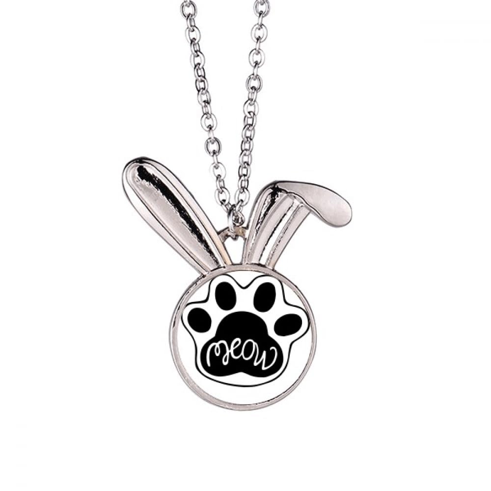 Collier Mewing pendentif lapin avec citation, le cadeau idéal - 5