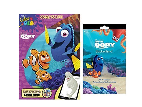 Finding Dory Disney Pixar Jumbo Coloring and Activity Book with 295+ Stickers!
