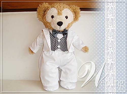 Amazon.co.jp: ダッフィー&シェリーメイウェディングスーツ(白