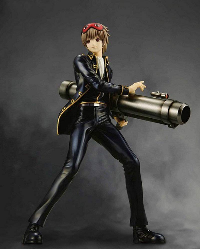 KaiWenLi Gintama/Okita Sougo/Interchangeable Face/Anime Character Character Model/PVC Material Graphic Statue/Collection/Accessories/New Year Birthday Christmas Gift
