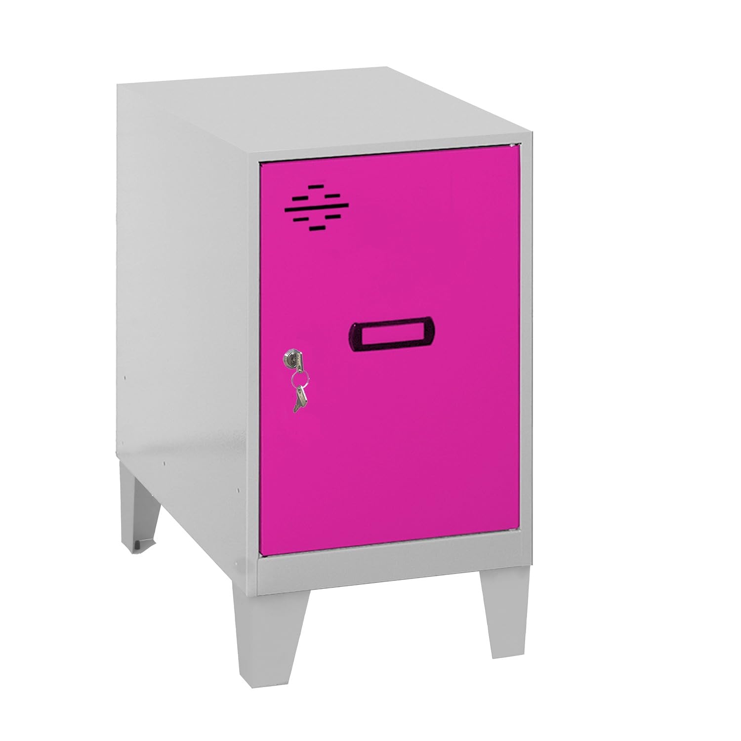 SimonRack Spind, Metall, Grau/Rosa, 575 x 300 x 500 cm