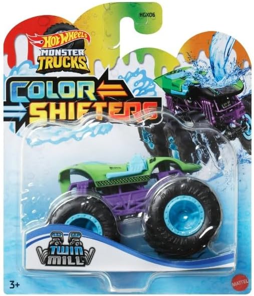 Hot Wheels Monster Trucks Color Shifters Twin Mill