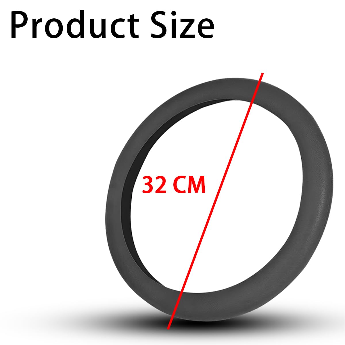 Coprivolante Antiscivolo in Silicone Traspirante 36-40cm Nero
