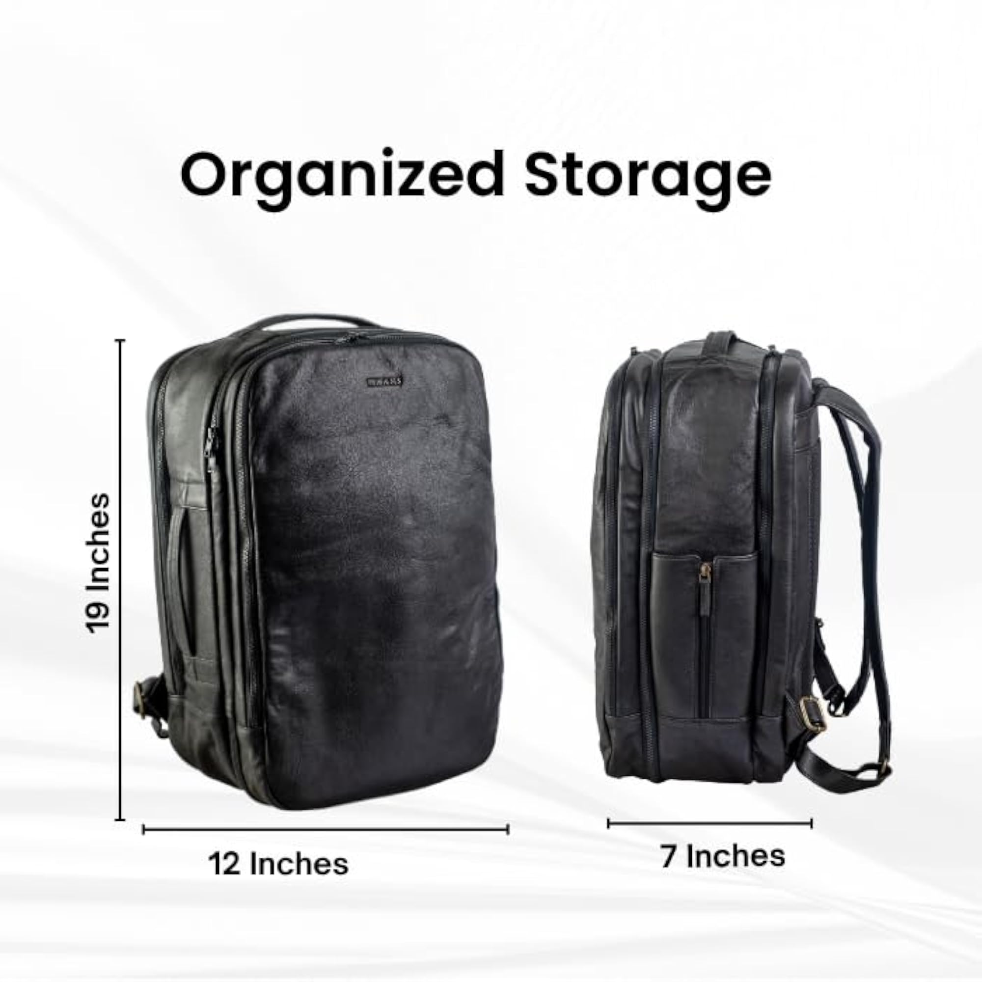 Stylish Backpack Collection, Solid Pattern