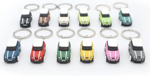 Miniatura 7 de 3D OM Llavero con modelo de silicona MINI, elegante lindo adorable, cadena de plata, colores acromáticos-blanco, gris