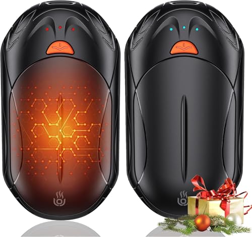 Scaldamani Elettrico per 20 Ore, OUTJUT 6000mAh USB Diviso Scaldamani Ricaricabile per Donna e Uomo,...