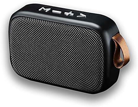 Speaker Compatible with Your GIGABYTE GSmart Maya M1 v2 Fabric Design 3W Playtime 6H Indoor, Outdoor Travel (Gray)