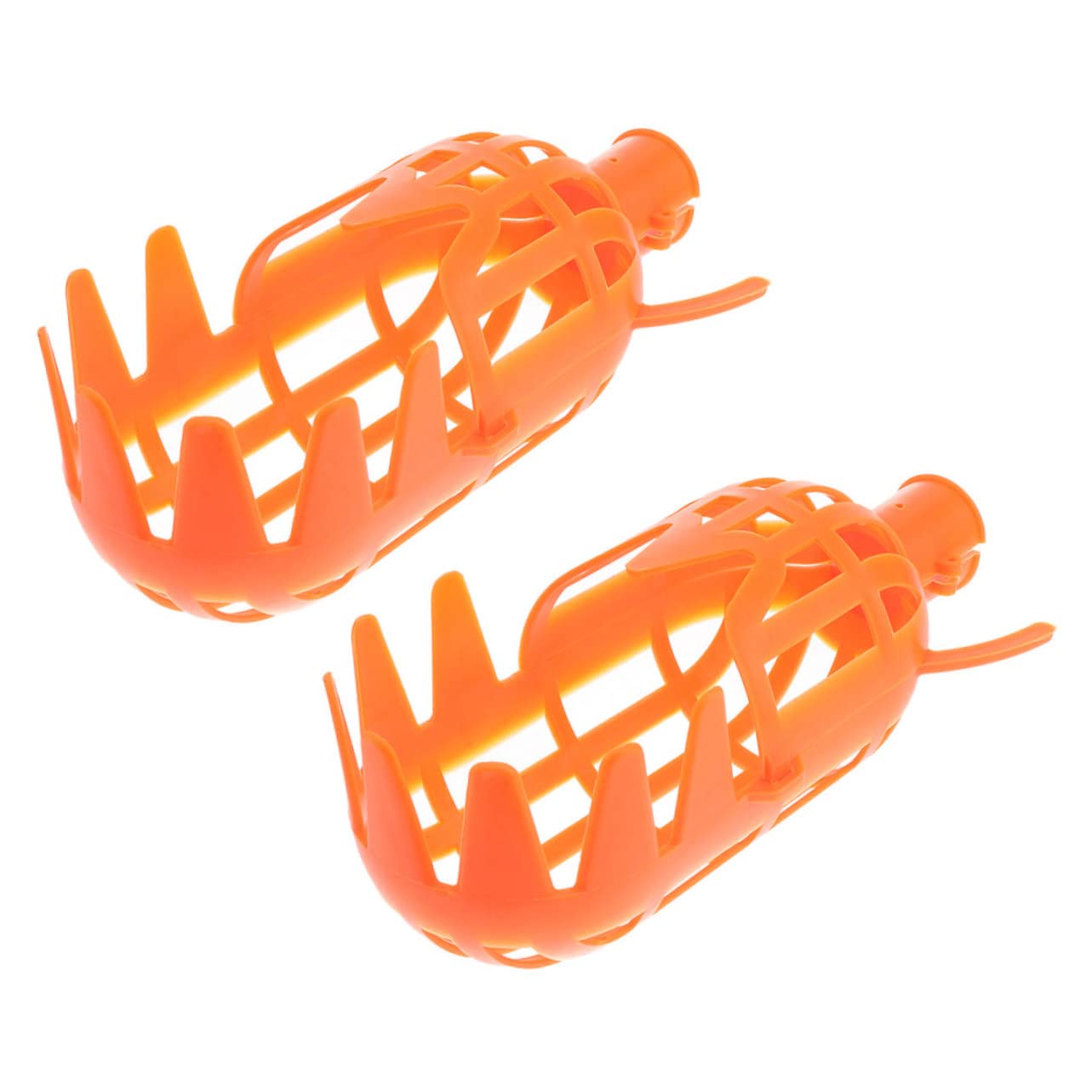 Mipcase 2pcs Fruit Picker Baskets for Orchard Quick Easy Loquat Picker Tool Plastic Devices