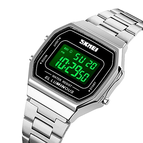 Relógio Unissex Skmei Digital 1647 - Prata