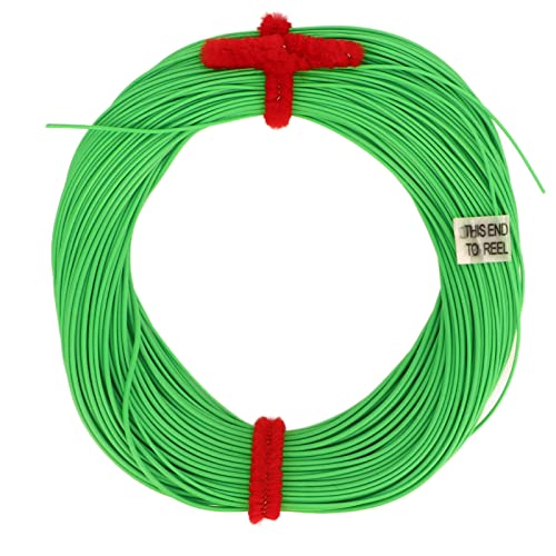 OUKENS Fly Fishing Line, 30m Heavy Load Bearing High Tech Coating Fishing Accessory,Weight Forward Floating Fly Line for Outdoor Fishing Accessories (Green)