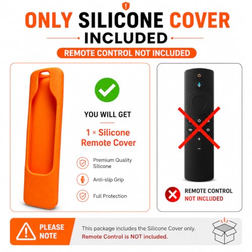 Image of Mi Tv Remote with Voice Silicone Remote Cover Compatible with | Soft Protective Case with Lanyard | Shockproof, Dustproof & Anti-Slip Skin