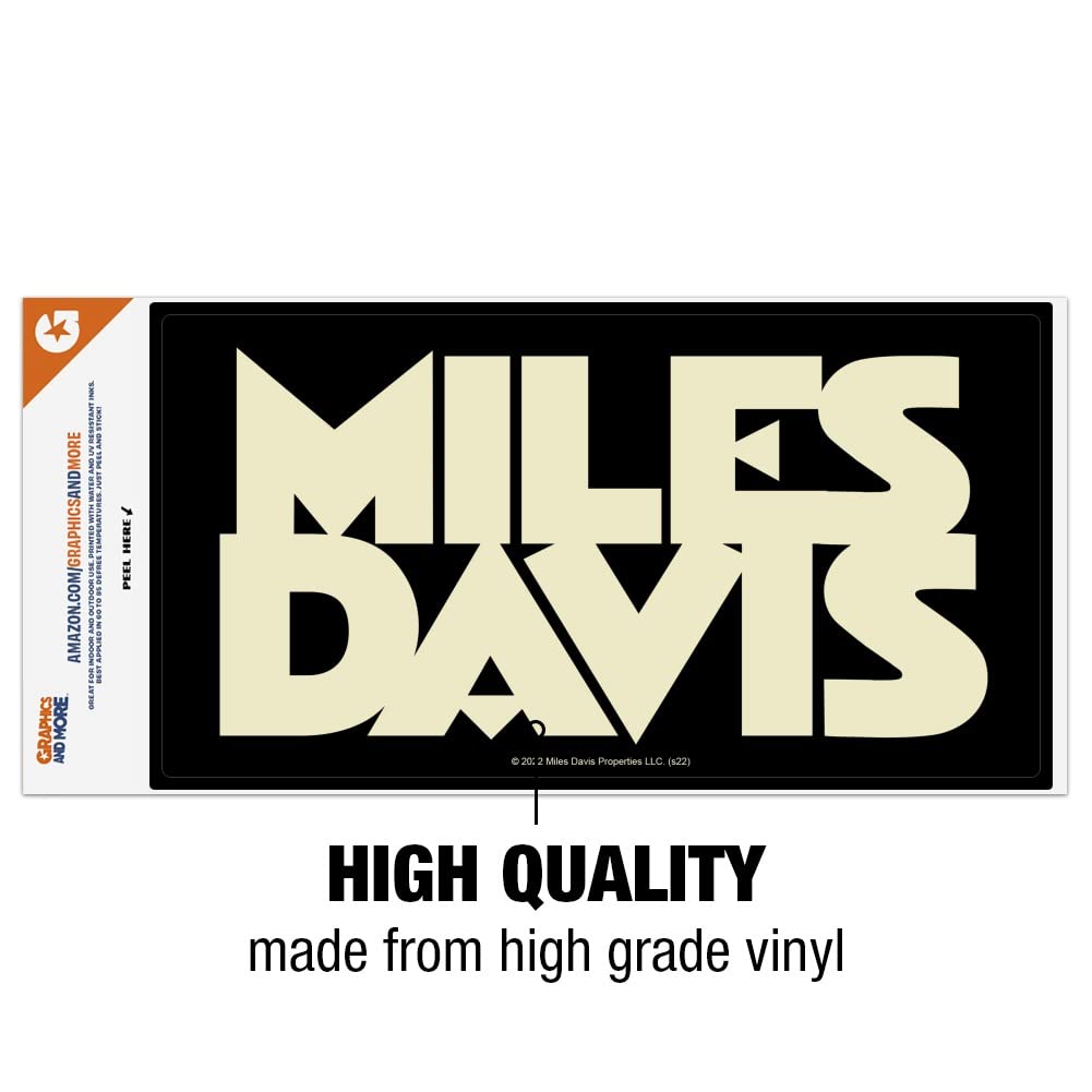 Amazon.com - GRAPHICS & MORE Miles Davis Logo Automotive Car