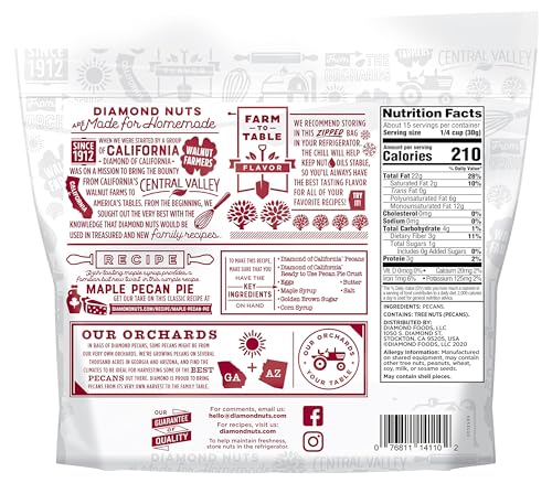 Image of Diamond of California Pecan Halves, 16oz - 1 Count