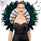 [Style unique] Cette cape en dentelle de notre part veut une toile d'araignée et a un rayonnement effrayant unique. Fabriqué en dentelle, il est doux, léger, respirant et agréable à porter.