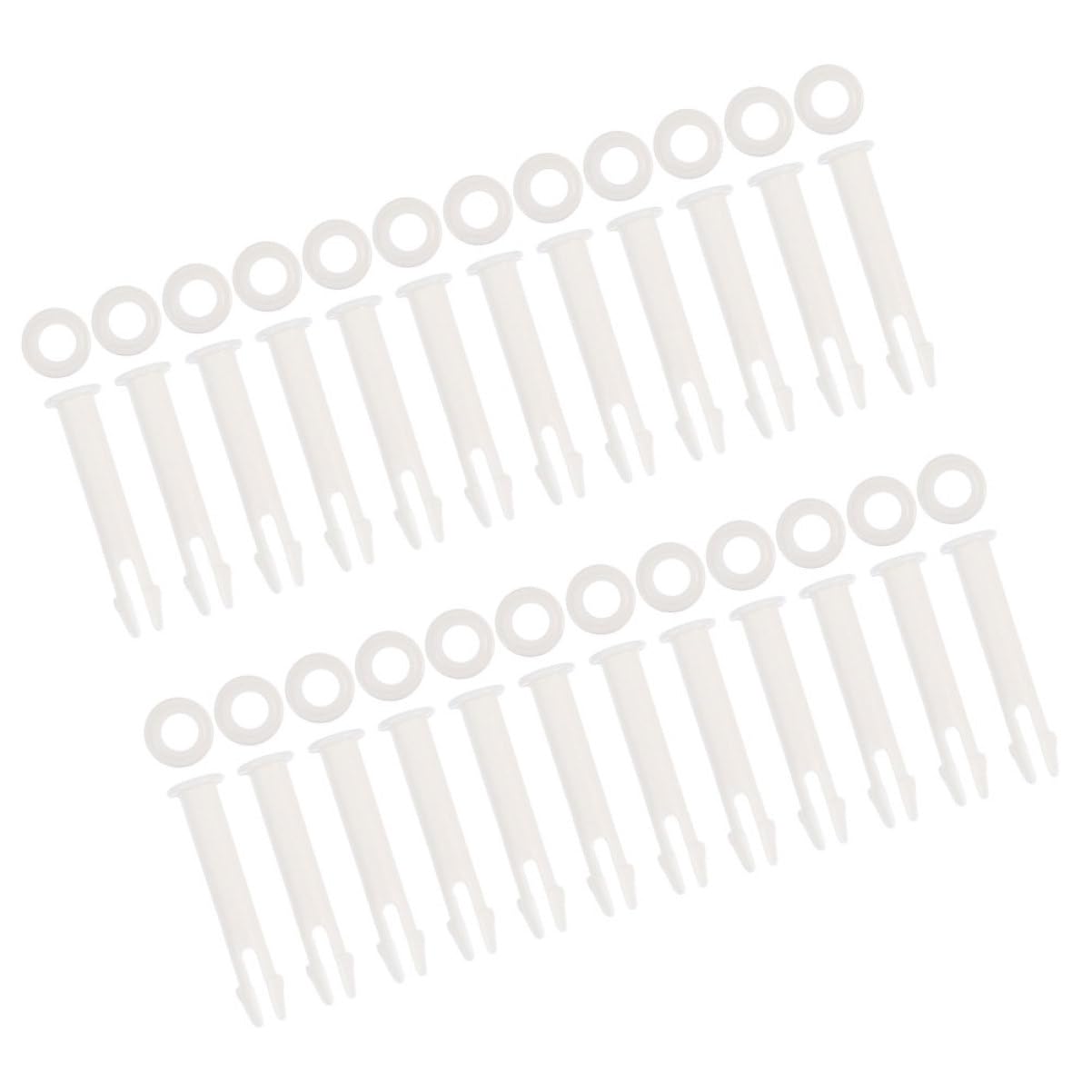 Happyyami 48piezas Conector De Plástico para Marco De Piscina Desmontable Repuesto De Pin para Accesorios De Instalación Sin Herramientas