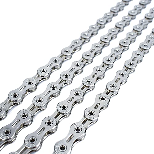 VG Sports 12 Speed Chain,Ultra Light Full Hollow Bike Chain for MTB/Road Bike Compatible with Shimano Sram,1/2 x 11/128 Inch,126Links - Image 2
