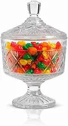 bomboniere vidro p� base 510mL mesa enfeite doces balas decora��o porta potiche expositor baleiro