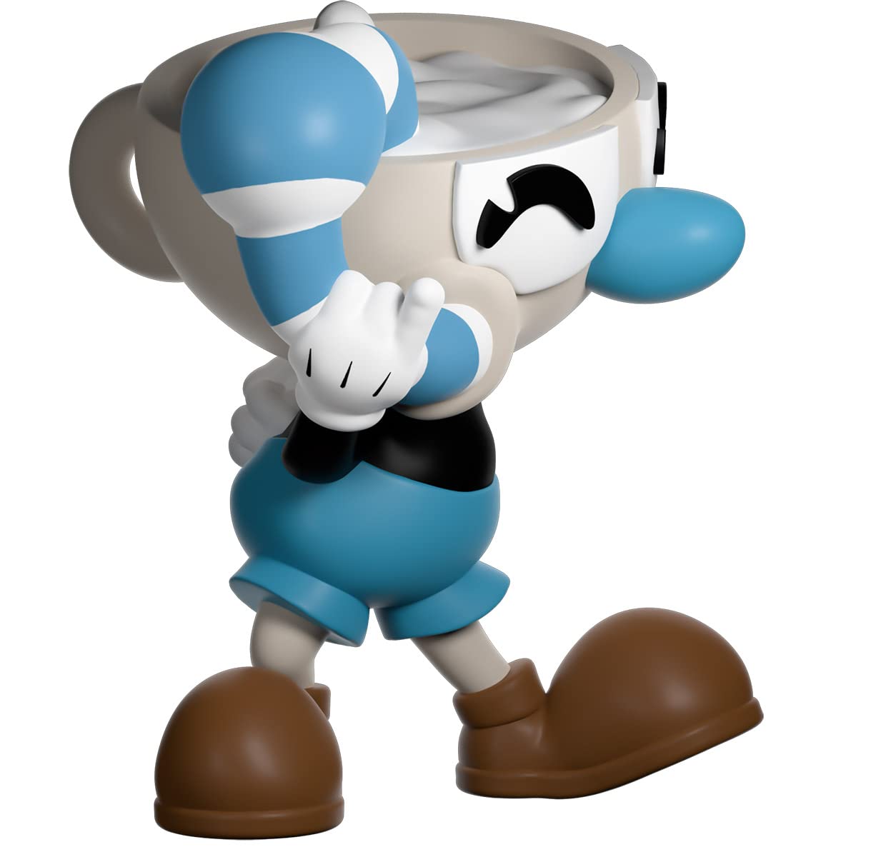 Youtooz Mugman Vinyl Figure, 9,4 cm Mugman Action Figure - Collezione Youtooz Cuphead Basata su Cuphead Games