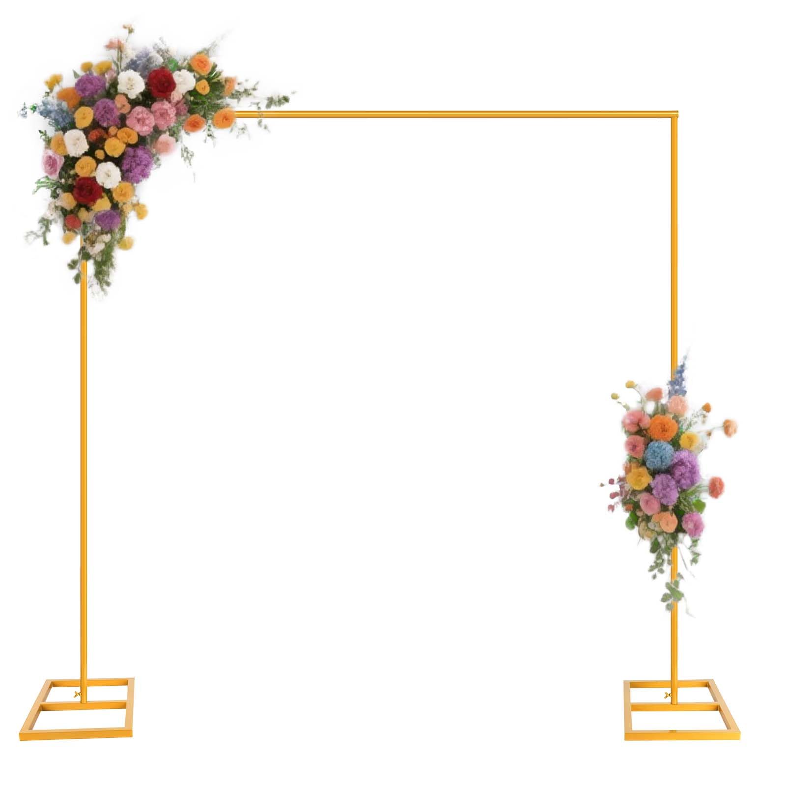 Arche de mariage pour cérémonie laïque et fond de photo de fête 2 x 2 m