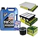 Produktbild Filter Set Inspektionspaket 5 Liter Motoröl Longtime High Tech 5W-30 MANN-FILTER Innenraumfilter Luftfilter Ölfilter