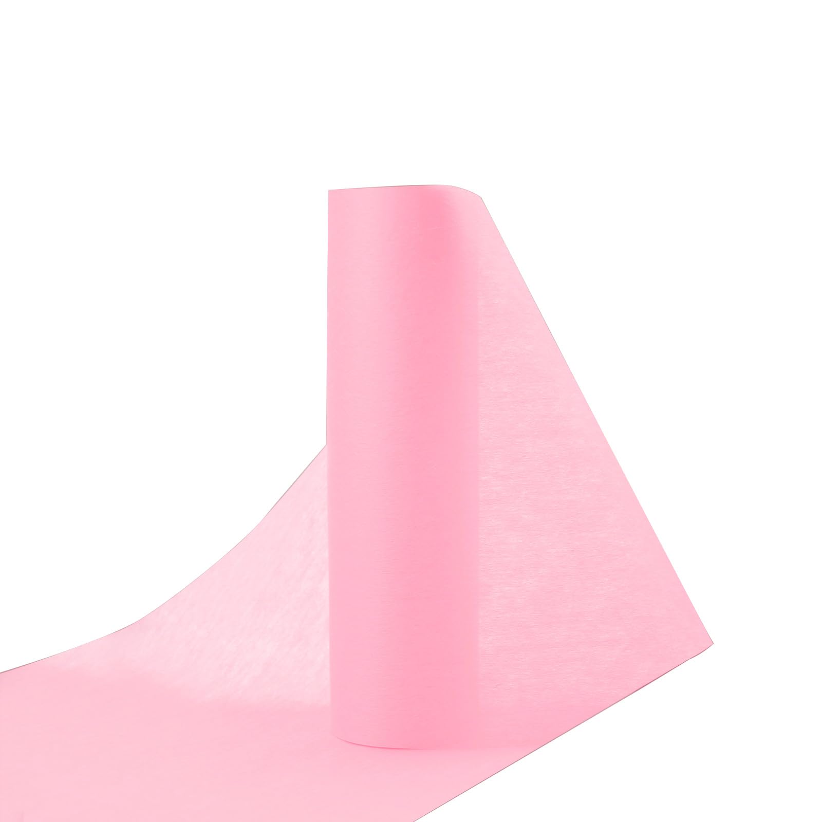 28 cm x 25 m Vlies Tischläufer für Hochzeit, Taufe und Geburtstag - Tüllband, Tischband Rolle (Rosa)